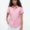Camisa Oxford de manga curta Camisa Oxford de manga curta