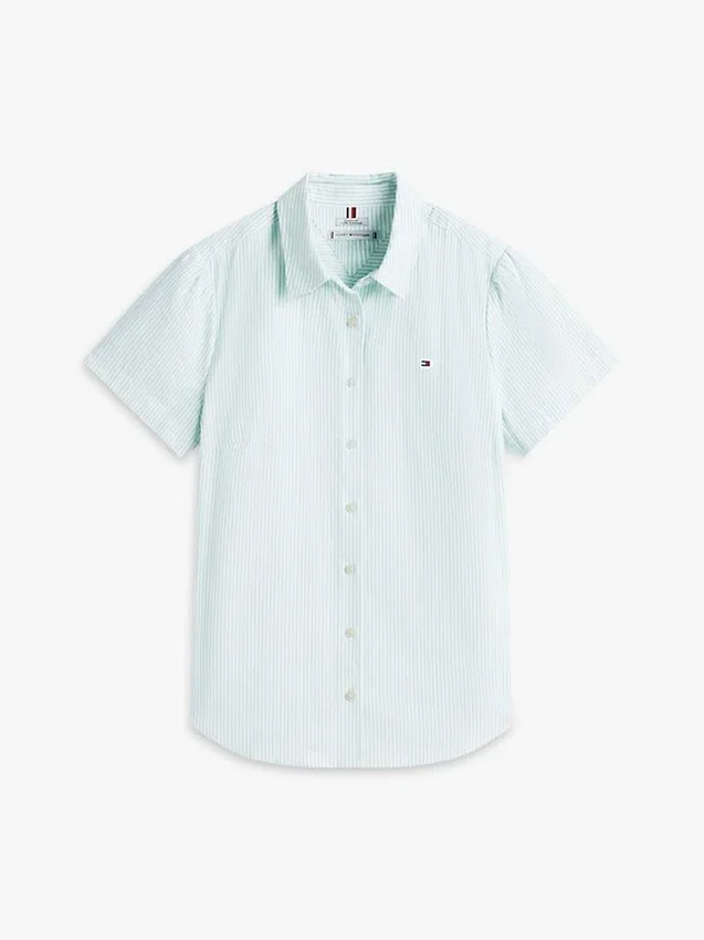 Camisa Oxford de manga curta Camisa Oxford de manga curta