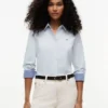Camisa Oxford elástica de corte regular Camisa Oxford elástica de corte regular