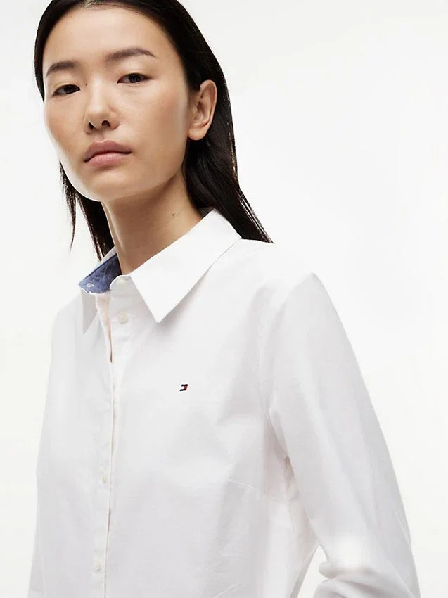 Camisa Oxford elástica de corte regular Camisa Oxford elástica de corte regular