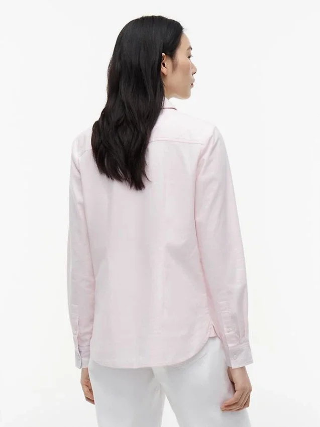 Camisa Oxford elástica de corte regular Camisa Oxford elástica de corte regular
