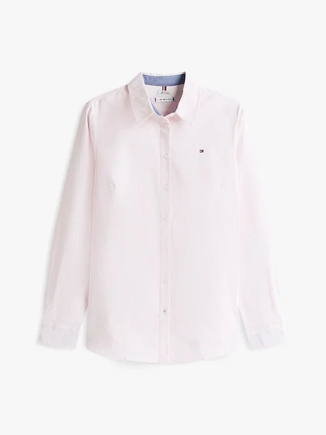 Camisa Oxford elástica de corte regular Camisa Oxford elástica de corte regular