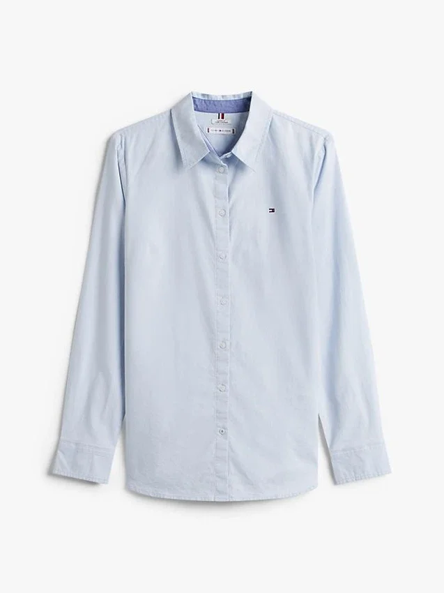 Camisa Oxford elástica de corte regular Camisa Oxford elástica de corte regular