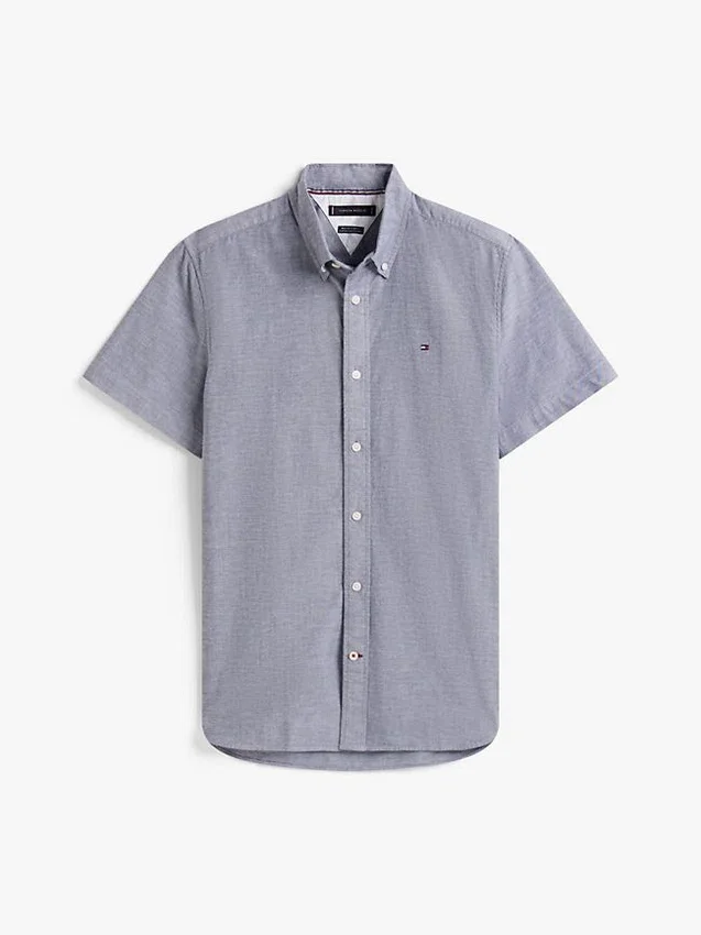 Camisa Oxford elástica de corte regular Camisa Oxford elástica de corte regular