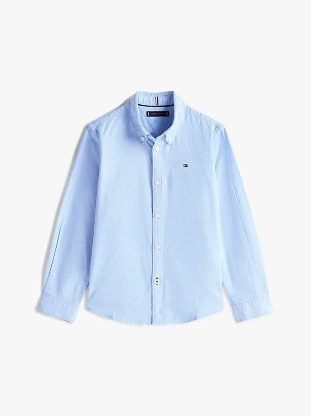 Camisa Oxford elástica para criança Camisa Oxford elástica para criança