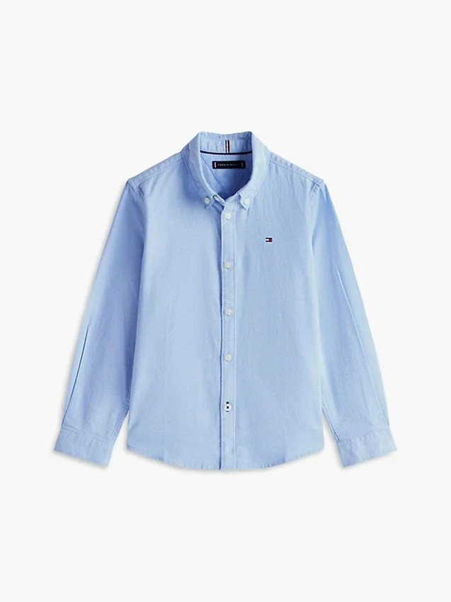 Camisa Oxford elástica para criança Camisa Oxford elástica para criança