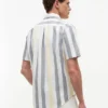 Camisa Oxford elástica às riscas com corte regular Camisa Oxford elástica às riscas com corte regular