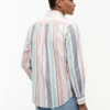 Camisa Oxford às riscas com corte regular Camisa Oxford às riscas com corte regular