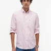 Camisa Oxford às riscas TH Performance