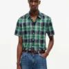 Camisa Oxford xadrez arrojada de corte regular Camisa Oxford xadrez arrojada de corte regular