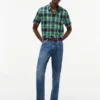 Camisa Oxford xadrez arrojada de corte regular Camisa Oxford xadrez arrojada de corte regular