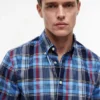 Camisa Oxford xadrez arrojada de corte regular Camisa Oxford xadrez arrojada de corte regular