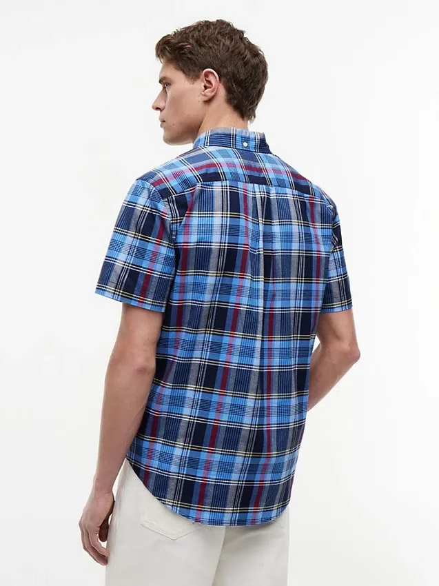 Camisa Oxford xadrez arrojada de corte regular Camisa Oxford xadrez arrojada de corte regular