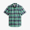 Camisa Oxford xadrez arrojada de corte regular Camisa Oxford xadrez arrojada de corte regular
