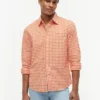 Camisa Oxford xadrez de corte regular Camisa Oxford xadrez de corte regular
