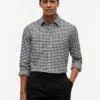 Camisa Oxford xadrez de corte regular Camisa Oxford xadrez de corte regular