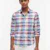 Camisa Oxford xadrez de corte regular Camisa Oxford xadrez de corte regular