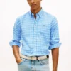 Camisa Oxford xadrez de corte regular Camisa Oxford xadrez de corte regular