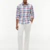 Camisa Oxford xadrez de corte regular Camisa Oxford xadrez de corte regular