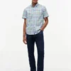 Camisa Oxford xadrez de corte regular Camisa Oxford xadrez de corte regular