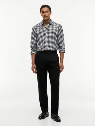 Camisa Oxford xadrez de corte regular