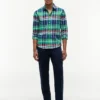 Camisa Oxford xadrez de corte regular Camisa Oxford xadrez de corte regular