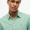 Camisa Oxford xadrez de corte regular Camisa Oxford xadrez de corte regular