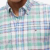 Camisa Oxford xadrez de corte regular Camisa Oxford xadrez de corte regular