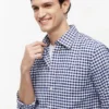 Camisa Oxford xadrez de corte regular Camisa Oxford xadrez de corte regular
