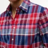 Camisa Oxford xadrez de corte regular Camisa Oxford xadrez de corte regular