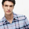 Camisa Oxford xadrez de corte regular Camisa Oxford xadrez de corte regular
