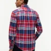 Camisa Oxford xadrez de corte regular Camisa Oxford xadrez de corte regular