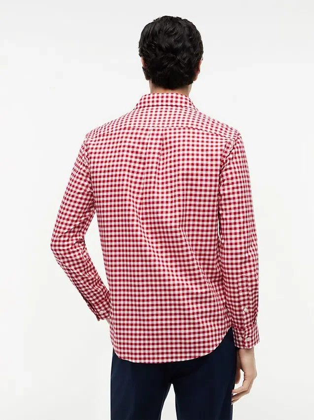 Camisa Oxford xadrez de corte regular Camisa Oxford xadrez de corte regular