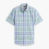 Camisa Oxford xadrez de corte regular Camisa Oxford xadrez de corte regular