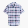 Camisa Oxford xadrez de corte regular Camisa Oxford xadrez de corte regular