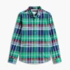 Camisa Oxford xadrez de corte regular Camisa Oxford xadrez de corte regular