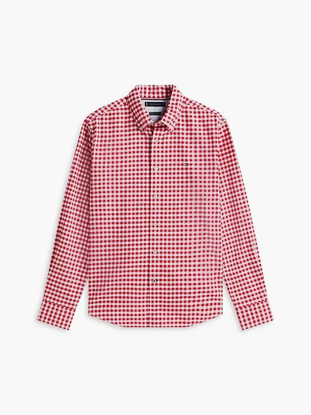 Camisa Oxford xadrez de corte regular Camisa Oxford xadrez de corte regular