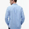 Camisa para todo o dia com riscas mistas e corte regular Camisa para todo o dia com riscas mistas e corte regular