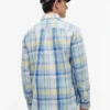 Camisa Regular em Mistura de Linho com Padrão Madras Camisa Regular em Mistura de Linho com Padrão Madras