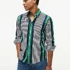 Camisa Retro Stripe All-Day de corte regular Camisa Retro Stripe All-Day de corte regular
