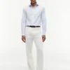 Camisa social listrada THFlex de corte justo Camisa social listrada THFlex de corte justo