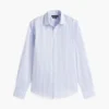Camisa social listrada THFlex de corte justo Camisa social listrada THFlex de corte justo