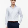 Camisa social às riscas THFlex de corte regular Camisa social às riscas THFlex de corte regular