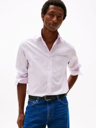 Camisa social xadrez THFlex de corte regular Camisa social xadrez THFlex de corte regular