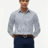 Camisa TH Performance às riscas com corte regular Camisa TH Performance às riscas com corte regular