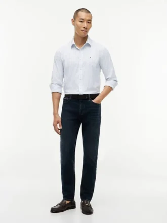 Camisa TH Performance às riscas com corte regular