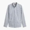 Camisa TH Performance às riscas com corte regular Camisa TH Performance às riscas com corte regular