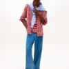 Camisa Tommy Jeans Relaxed Stripe Camisa Tommy Jeans Relaxed Stripe