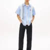 Camisa Tommy Jeans Relaxed Striped Dobby Camisa Tommy Jeans Relaxed Striped Dobby