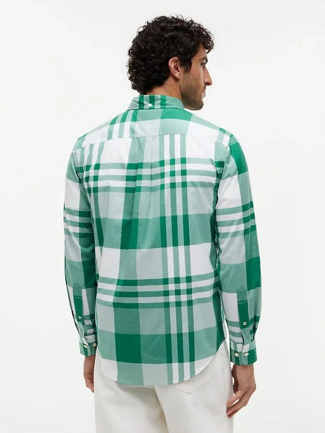 Camisa xadrez de corte regular para o dia a dia Camisa xadrez de corte regular para o dia a dia